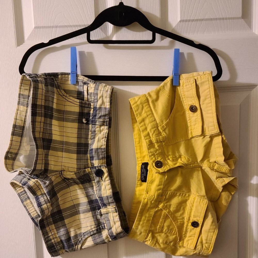Well-loved yellow shorts set